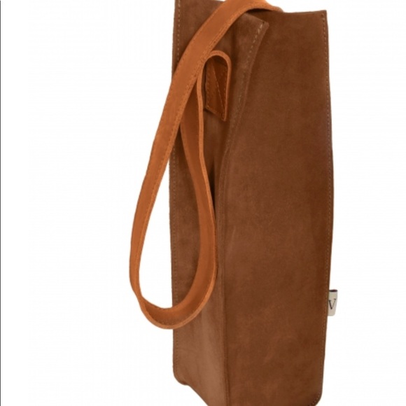 Leather bag  to carry a bottle- Thankyou for your support my work Handcrafted - Picture 6 of 6